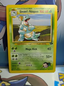 Pokemon Giovanni's Nidoqueen 23/132 Gym Challenge Vintage 1999/2000 RARE - Image 1