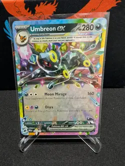 Umbreon EX 60/131 Double Rare Pokemon TCG Prismatic Evolutions NM - Image 1