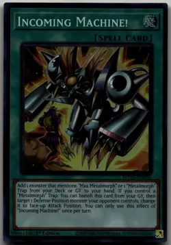 Incoming Machine! Super Rare Rage of the Abyss ROTA-EN050 LP - Image 1
