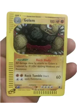 Pokemon TCG Golem Expedition Base Set Holo Rare Card 14/165 Nm Condition - Image 1