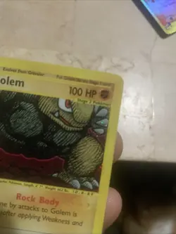 Pokemon TCG Golem Expedition Base Set Holo Rare Card 14/165 Nm Condition - Image 4