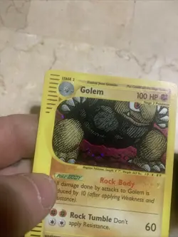 Pokemon TCG Golem Expedition Base Set Holo Rare Card 14/165 Nm Condition - Image 5