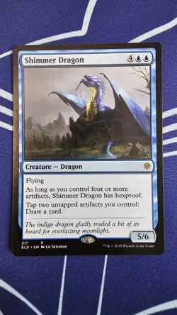 Shimmer Dragon Throne of Eldraine Regular - Image 1