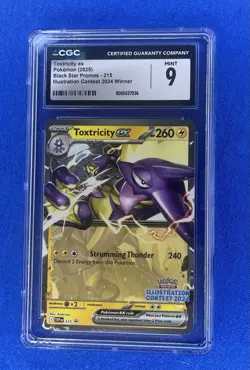 Toxtricity Ex Pokemon 2025 Blackstar Promo 215 Illustration Contest 2024 Winner - Image 1