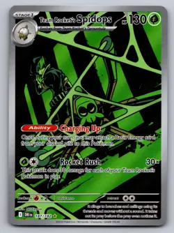 Team Rocket's Spidops 187/182 Illustration Rare Destined Rivals Near Mint - Image 1