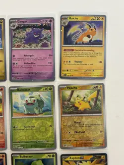 Pokemon 151 Cosmos Reverse Holo EX promo set Sams Club Costco PC etc NM A - Image 3