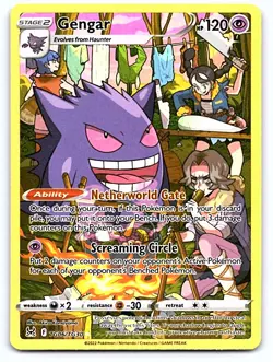 Pokemon Gengar SWSH11: Lost Origin Trainer Gallery #TG06/TG30 [NM w/Print Line] - Image 1