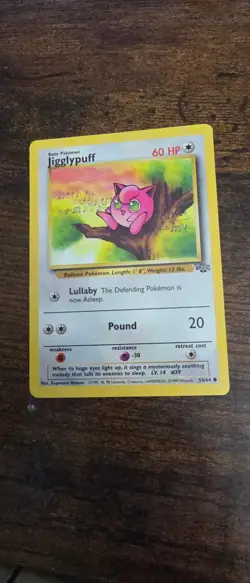 Jigglypuff 54/64 Common Jungle Pokemon Lightly Played - Image 1