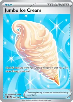 Jumbo Ice Cream 109/086 Chaos Rising *Ultra Rare* NM - Image 1