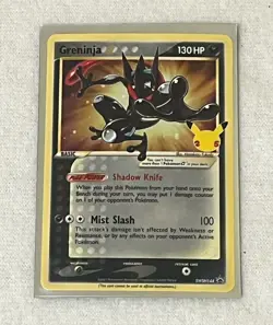 Greninja Gold Star Sealed SWSH144 2021 Celebrations Pokemon Black Star Promo NM - Image 3