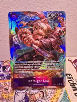 One Piece TCG Trafalgar Law SR Alt Art OP05-069 Awakening Of The New Era - Image 1
