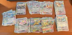 Large Terestral Festival Pokemon Card Lot NM/M 572 Cards - Image 3