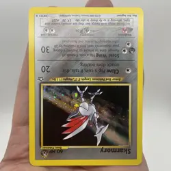 Skarmory 13/111 Neo Genesis Unlimited Holo Rare Card Pokemon TCG NM/LP - Image 4
