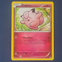 Clefairy 70/111 - Furious Fists - Common Pokemon Card - LP - Image 1
