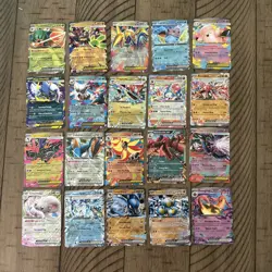 Pokemon TCG Bulk Ex Lot 20 Cards EX Holos - Image 1