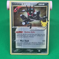 Pokemon TCG Card Greninja Gold Star SWSH144 Black Star Promo Holo Rare NM-Mint - Image 1