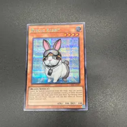 YuGiOh Rescue Rabbit CR06-AE097 Secret Asian English A - Image 1