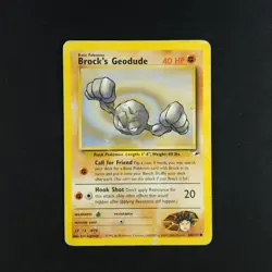 Brock's Geodude 66/132 - Gym Heroes - Pokemon Card - Image 1