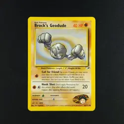 Brock's Geodude 66/132 - Gym Heroes - Pokemon Card - Image 3