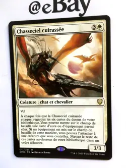 CARTE MTG - CHASSECIEL CUIRASSE - NEAR MINT COMMANDER LEGENDS ARMORED SKYHUNTER - Image 2