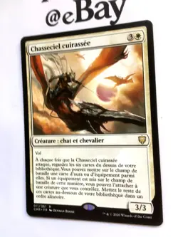 CARTE MTG - CHASSECIEL CUIRASSE - NEAR MINT COMMANDER LEGENDS ARMORED SKYHUNTER - Image 3
