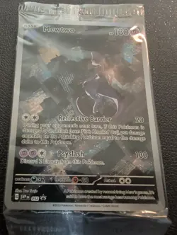 Pokemon TCG Mewtwo 052 Scarlet & Violet Promo Holo Card Sealed - Image 1