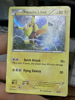 #2 Pikachu Libre 30/30 XY Trainer Kit 2016 Holo Rare Pokemon Card TCG - Image 5