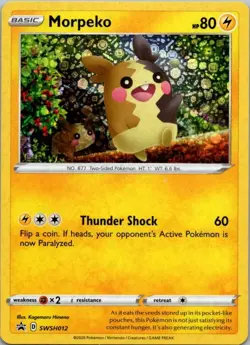 Morpeko SWSH012 Holo Promo Sword & Shield Promo Pokemon Near Mint - Image 2