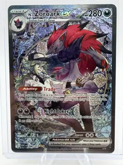Pokemon TCG Ascended Heroes 286/217 N's Zoroark ex Special Illustration Rare - Image 1