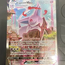 Espeon VMAX 270/264 Fusion Strike Secret Rare Alternate Art Holo English - Image 1