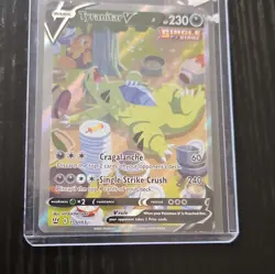 The Pokemon Company Tyranitar V 155/163 SWSH05 Battle Styles Ultra Rare Holo EN - Image 1