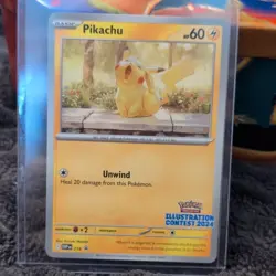 The Pokemon Company Pikachu 214 Illustration Contest 2024 SV Promo Holo (EN) - Image 1