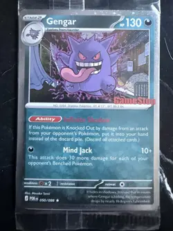 Gengar 050/088 Gamestop Exclusive Sealed Promo Cosmos Holo Pokemon TCG CCG - Image 1