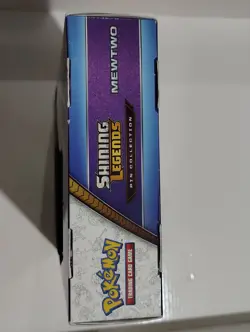 Pokemon TCG Shining Legends Mewtwo Pin Collection Box Promo 2017 Factory Sealed - Image 5