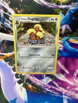 ALOLAN DUGTRIO 123/214 LOST THUNDER Uncommon Pokemon - Image 1
