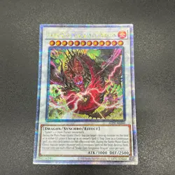 YuGiOh Snake-Eyes Vengeance Dragon ALIN-AE040 Quarter Century Asian English A - Image 1