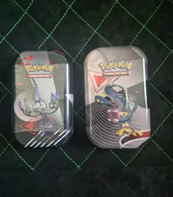 Pokemon TCG: Prismatic Evolutions & Unova Mini Tins Sealed 2 Tins Brand New - Image 1