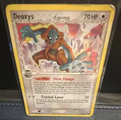 Nintendo Deoxys 2/17 Delta Species Holo Rare 70 HP Psychic 2006 Poor - Image 1
