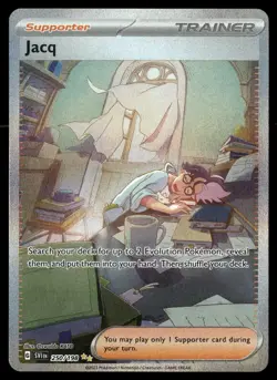 Jacq 250/198 Special Illustration Rare Scarlet & Violet Pokemon NM - Image 1