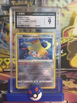 ⭐CGC 9 Mint Radiant Jirachi⭐ 2022 Silver Tempest #120 Pokemon - Image 1