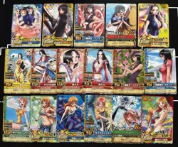 One Piece Onepy Berry Match Bulk Lot Nami Robin Hancock -Set of 17 Cards Damaged - Image 1