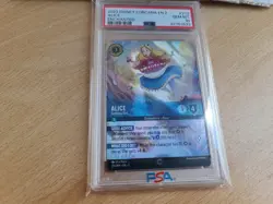 PSA 10 Enchanted 213 Alice Growing Girl Disney Lorcana Rise of the Floodborn - Image 2