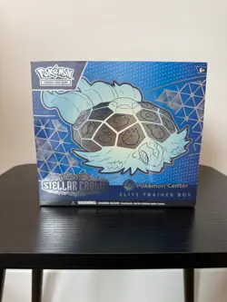 Pokemon Center ETB Stellar Crowm Elite Trainer Box Factory Sealed Cards TCG - Image 1
