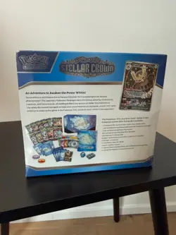 Pokemon Center ETB Stellar Crowm Elite Trainer Box Factory Sealed Cards TCG - Image 4