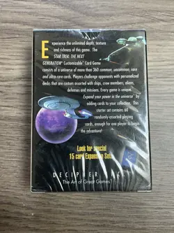 Star Trek The Next Generation Customizable Card Game 60 Card Starter Set Sealed 45748101503 - Image 2