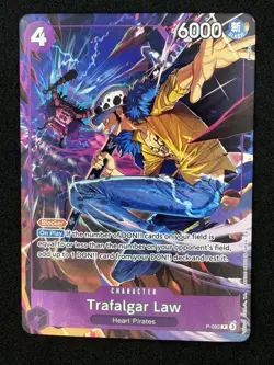 Trafalgar Law One Piece CCG P-093 Blocker Character Card Regular - Image 1