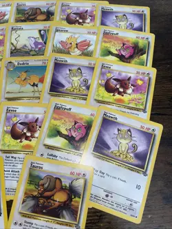Huge (22 Cards) Basic Pokemon Card Lot - Image 3