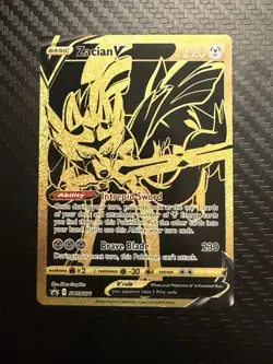 Zacian V SWSH076 SWSH: Sword & Shield Promo Cards Holo - Image 1
