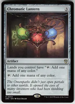 Chromatic Lantern Commander: Aetherdrift 0053 Rare NM MTG - Image 1