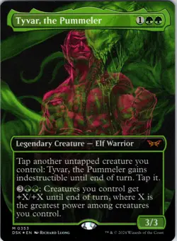 Tyvar, the Pummeler (Showcase) 353 Duskmourn: House of Horror Foil NM - Image 1